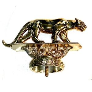 1947 INC DODGE 1957 RARE Gold Panther leopard Decorative car ornament one ofkind